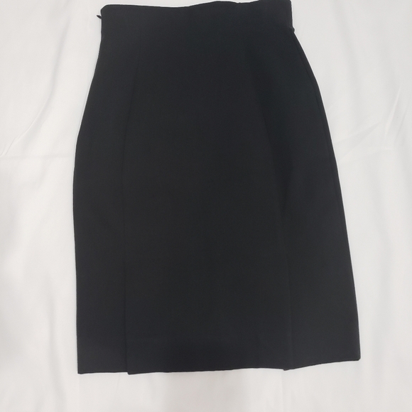 683- Balenciaga Black Pencil Skirt Women’s Size 36 EU S US Made in Italy - Picture 3 of 14